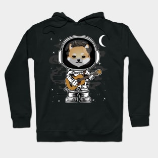 Astronaut Guitar Dogelon Mars ELON Coin To The Moon Crypto Token Cryptocurrency Blockchain Wallet Birthday Gift For Men Women Kids Hoodie